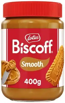 IGA Lotus Biscoff Spread Crunchy Smooth 400g offer