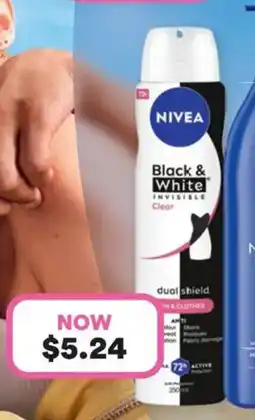 Priceline Nivea skincare & deodorant offer