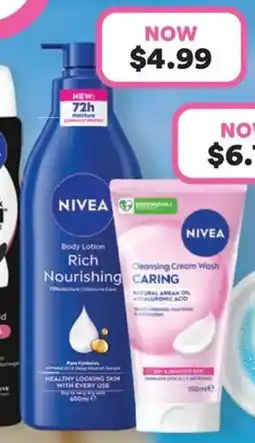 Priceline NIVEA Skincare & Deodorant ranges offer