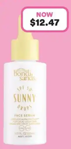 Priceline Bondi sands suncare & tanning ranges offer