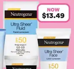Priceline NEUTROGENA Suncare range offer