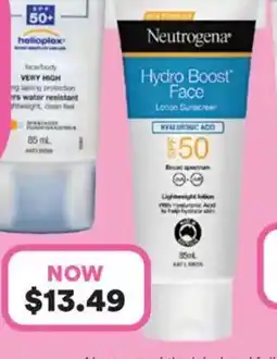 Priceline NEUTROGENA Suncare range offer