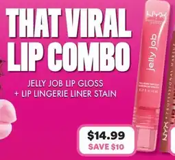 Priceline Jelly job lip gloss + lip lingerie liner stain offer