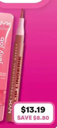 Priceline Job lip gloss + lingerie liner stain offer