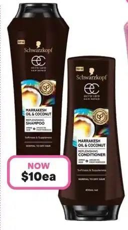 Priceline Schwarzkopf shampoo & conditioner ranges offer
