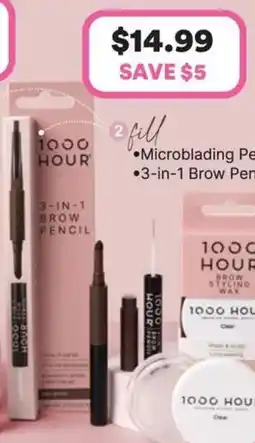 Priceline 1000HOUR Lash & Brow ranges offer