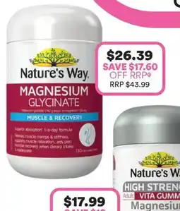 Priceline Nature's way selected products offer