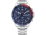 Tommy Hilfiger Bank Multifunction Silver Watch Model 1791718