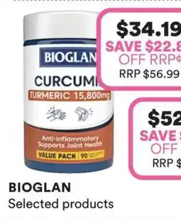Priceline Bioglan selected products offer