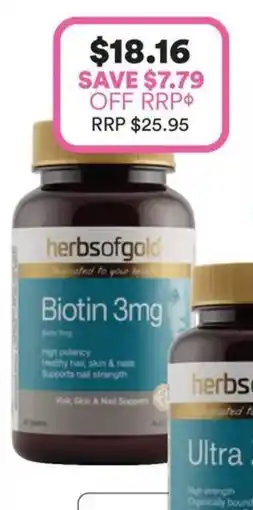 Priceline Herbs of gold offer