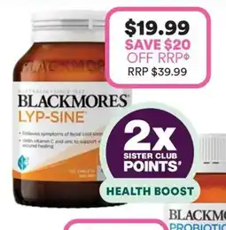 Priceline Blackmores offer