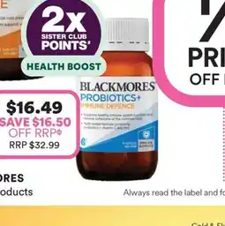 Priceline Blackmores offer