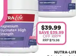 Priceline NUTRA-LIFE Selected products offer