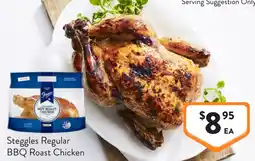 Foodworks Steggles Regular BBQ Roast Chicken offer