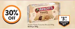 Foodworks Arnott's family favourites biscuits offer