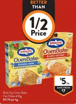 Foodworks Birds eye oven bake fish fillets offer