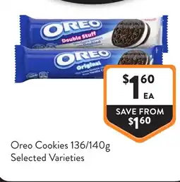 Foodworks Oreo Cookies Selected Varieties offer