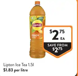 Foodworks Lipton Ice Tea offer