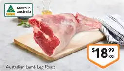 Foodworks Australian lamb leg roast offer