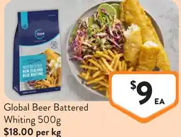 Foodworks Global beer battered whiting offer