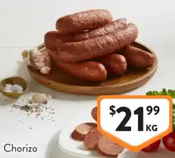 Foodworks Chorizo offer