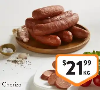 Foodworks Chorizo offer