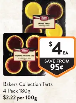 Foodworks Bakers Collection Tarts 4 Pack offer