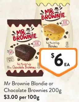 Foodworks Mr brownie blondie or chocolate brownies offer