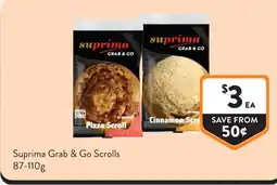 Foodworks Suprima grab & go scrolls offer
