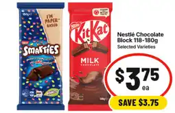 IGA Nestlé Chocolate Block offer