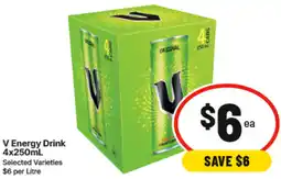 IGA V energy drink offer