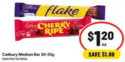 IGA Cadbury Medium Bar offer