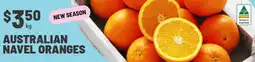 IGA Australian navel oranges offer