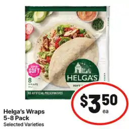 IGA Helgas Wraps offer
