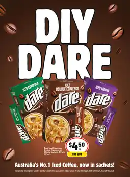 IGA Dare Iced Espresso, Double Espresso or Mocha Sachets offer