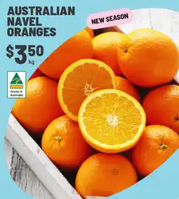 IGA Australian navel oranges offer