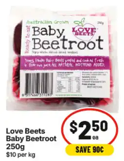 IGA Love Beets Baby Beetroot offer