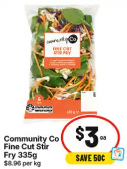 IGA Community Co Fine Cut Stir Fry offer