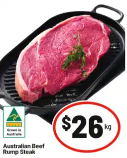 IGA Australian Beef Rump Steak offer