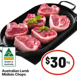 IGA Australian Lamb Midloin Chops offer