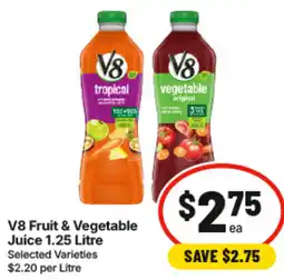 IGA V8 Fruit & Vegetable Juice offer