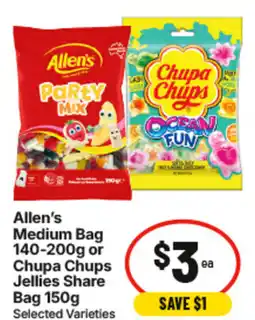 IGA Allen Medium Bag or Chupa Chups Jellies Share Bag offer