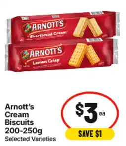 IGA Arnotts Cream Biscuits offer