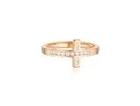 Bevilles Jewellery Georgini Spiritus Wrap Cross Rose Gold Ring - 6 offer
