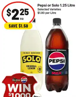 IGA Pepsi or Solo offer