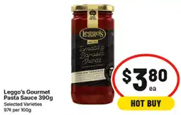 IGA Leggos Gourmet Pasta Sauce offer