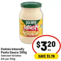 IGA Dolmio Intensify Pasta Sauce offer