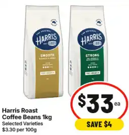 IGA Harris Roast Coffee Beans offer