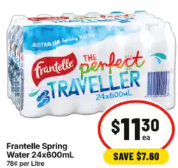 IGA Frantelle Spring Water offer
