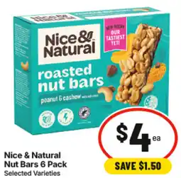 IGA Nice & Natural Nut Bars offer